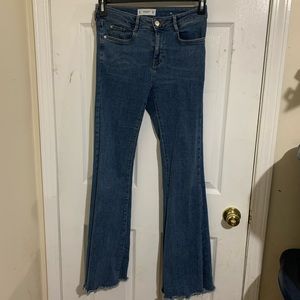 Mango Mid-rise Flare Jeans